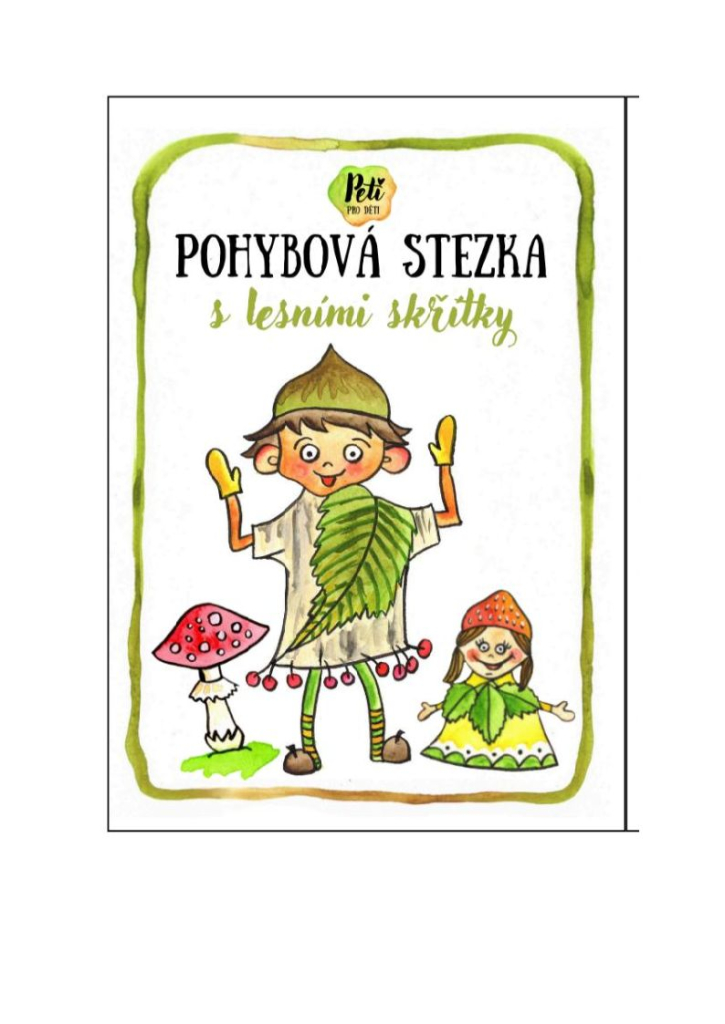 PODZIMNÍ STEZKA s lesními skřítky