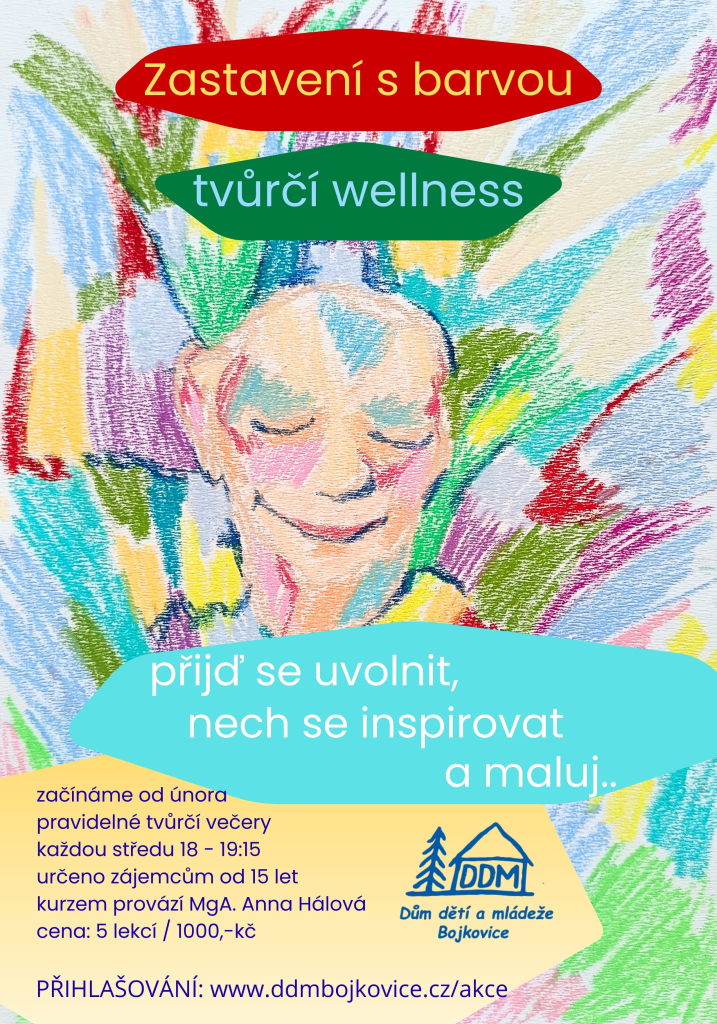 ZASTAVENÍ S BARVOU - TVŮRČÍ WELNES