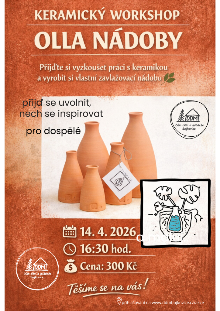 KERAMICKÝ WORKSHOP OLLA NÁDOBY