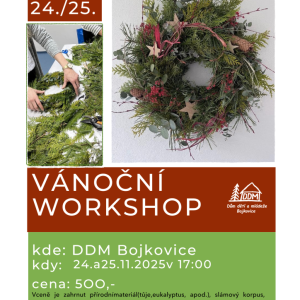 VÁNOČNÍ WORKSHOP
